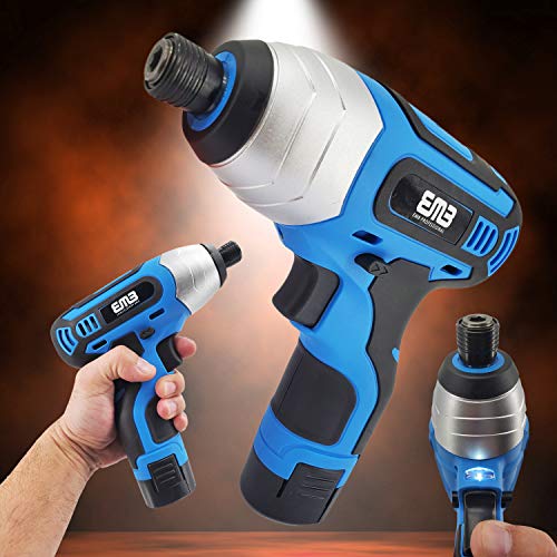 12V Max Brushed Powerful Cordless Impact Screwdriver Drill with Battery 1/4 in 12V Max Brushed Powerful Cordless Impact Screwdriver Drill with Battery 1/4 in